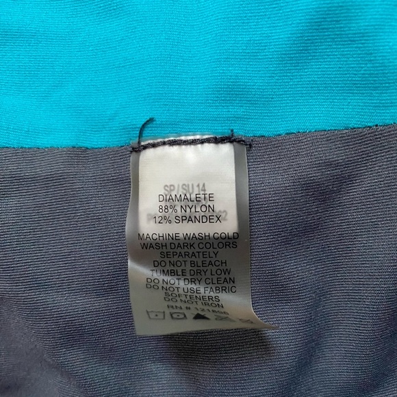 Title Nine Diamalete Colorblock Sleeveless Golf Tennis Athletic Stretch Dress M - Picture 7 of 7